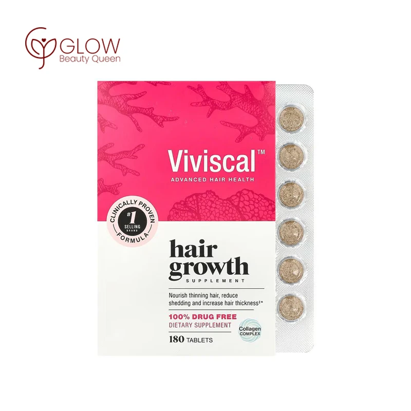 Viviscal™ Advanced Hair Health Supplement (180 Tablets) – নতুন চুল গজাতে এবং চুলের ঘনত্ব বাড়াতে বৈজ্ঞানিকভাবে প্রমাণিত সল্যুশন